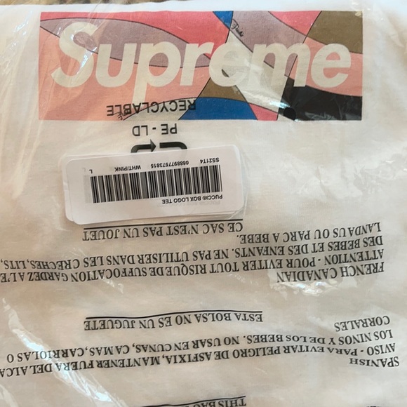 Supreme Pucci Box Logo T-shirt - Picture 1 of 2